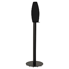 Skin Care Cassette Dispenser Floor Stand, 17.7 X 6 X 62, Black