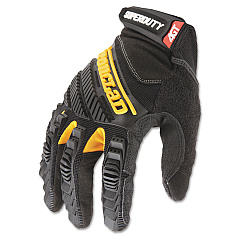 Ironclad SuperDuty Gloves, Large, Black/Yellow, 1 Pair (SDG204L)