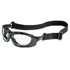 Honeywell Uvex Seismic Sealed Eyewear, Clear Uvextra AF Lens, Black Frame (S0600X)