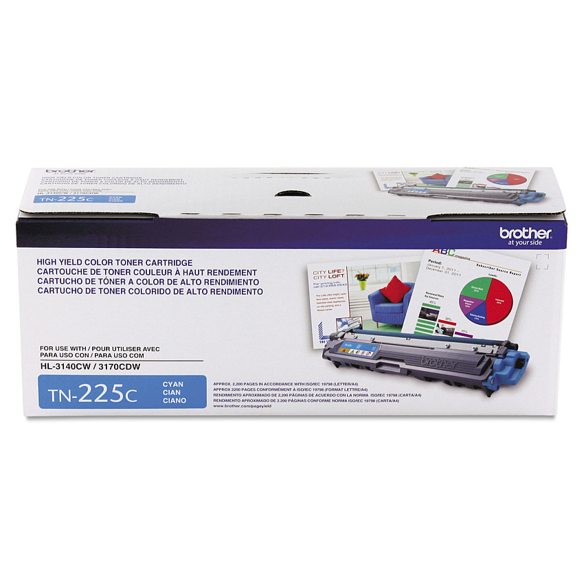 Brother TN225C Cyan Toner Cartridge