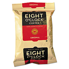 Eight O'Clock Regular Ground Coffee Fraction Packs, Original, 2 oz, 42/Carton (320840)