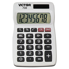 Victor 700 Pocket Calculator, 8-Digit LCD