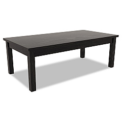 Alera Valencia Series Occasional Table, Rectangle, 47.25w x 19.13d x 16.38h, Black (ALEVA7548BK)