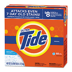 Tide HE Laundry Detergent, Original Scent, Powder, 95 oz Box, 3/Carton (84997)