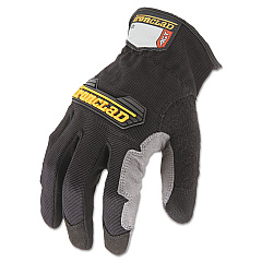 Ironclad Workforce Glove, Medium, Gray/Black, Pair (WFG03M)