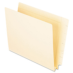 Pendaflex Manila End Tab Expansion Folders, Straight Tabs, Legal Size, 1.5" Expansion, Manila, 50/Box (16635)