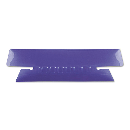 Pendaflex Transparent Colored Tabs For Hanging File Folders, 1/3-Cut Tabs, Violet, 3.5" Wide, 25/Pack (4312VIO)