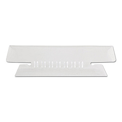 Pendaflex Transparent Colored Tabs For Hanging File Folders, 1/3-Cut Tabs, Clear, 3.5" Wide, 25/Pack (4312)