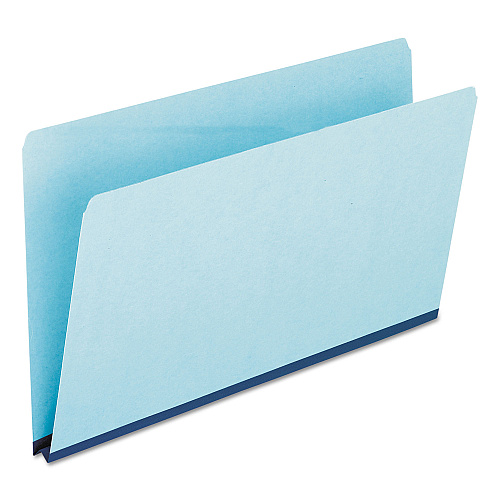 Pendaflex Pressboard Expanding File Folders, Straight Tabs, Legal Size, 1" Expansion, Blue, 25/Box (9300)