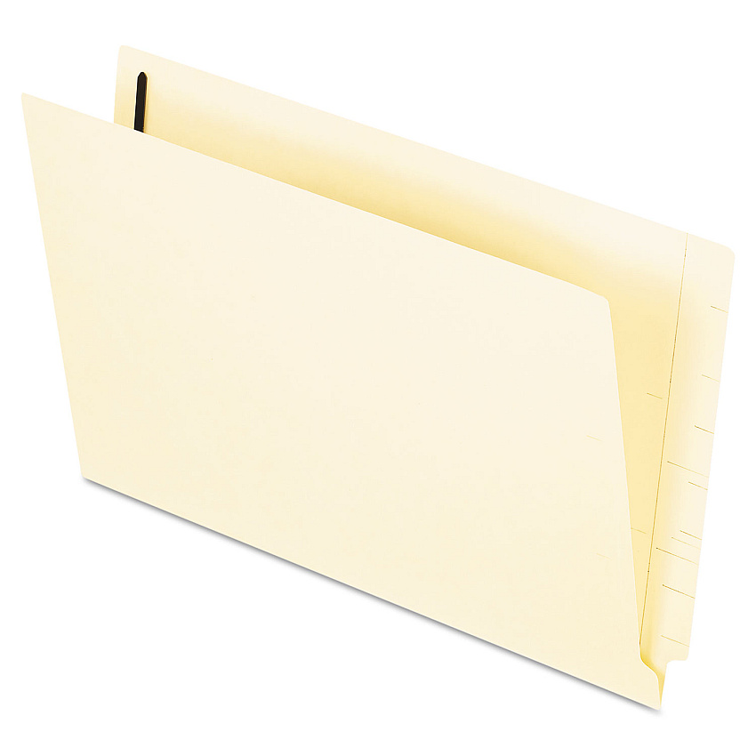 Pendaflex Manila End Tab Expanding Fastener Folders, 2-Ply Tabs, 2 Fasteners, Legal Size, 11-pt Manila Exterior, 50/Box (H20U13)