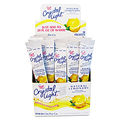 Crystal Light Flavored Drink Mix, Lemonade, 30 .17oz Packets/Box (79600)