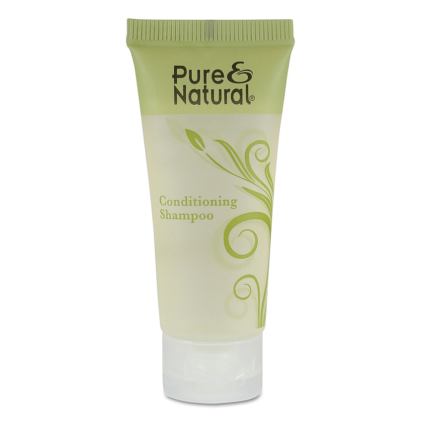 Pure & Natural Conditioning Shampoo, Fresh Scent, 0.75 oz, 288/Carton (750)