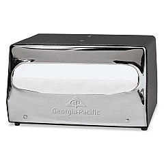 Georgia Pacific Professional MorNap Tabletop Napkin Dispenser, 7.9 x 11.5 x 4.9, Black/Chrome (51202CT)