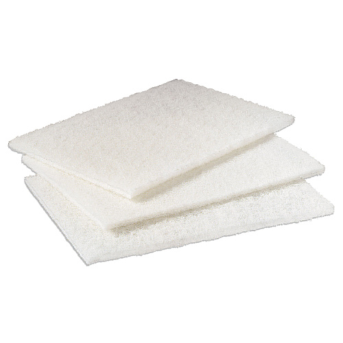 Scotch-Brite PROFESSIONAL Light Duty Cleansing Pad, 6 x 9, White, 20/Pack, 3 Packs/Carton (98)