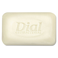 Dial Antibacterial Deodorant Bar Soap, Clean Fresh Scent, 2.5 oz, Unwrapped, 200/Carton (00098)