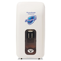 Safeguard Touch-Free Hand Soap Dispenser, 1.2 L, 5.98 x 3.94 x 11.42, White (47439)