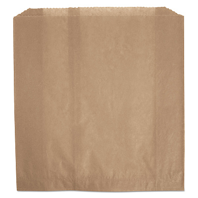 Rubbermaid Commercial Waxed Napkin Receptacle Liners, 2.75" x 8.5", Brown, 250/Carton (6141)