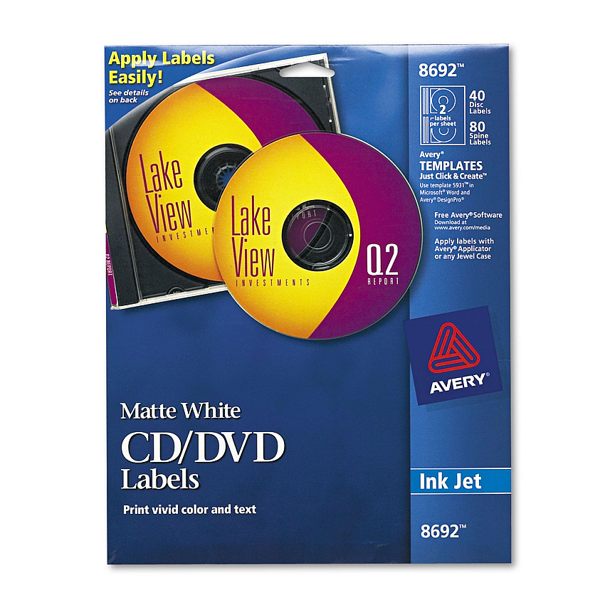 Avery 8692 Labels