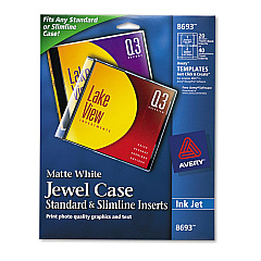 Avery 8693 Jewel Case Inserts