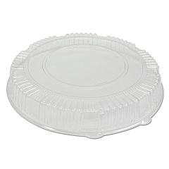 WNA Caterline Dome Lids, 18" Diameter x 2.75"h, Clear, 25/Carton (A18PETDM)