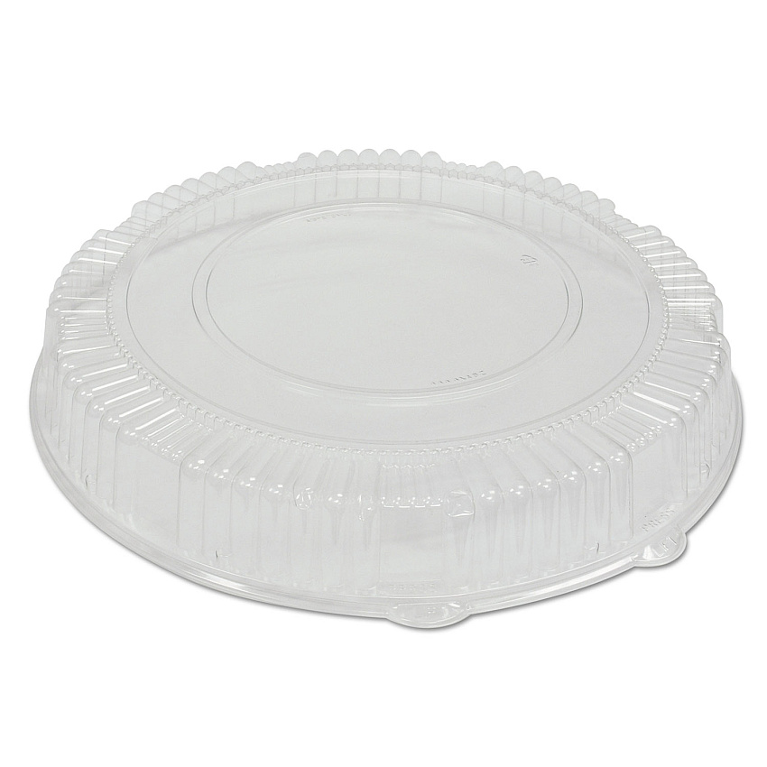 WNA Caterline Dome Lids, 18" Diameter x 2.75"h, Clear, 25/Carton (A18PETDM)