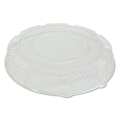 WNA Caterline Dome Lids, 16" Diameter x 2.75"h, Clear, 25/Carton (A16PETDM)