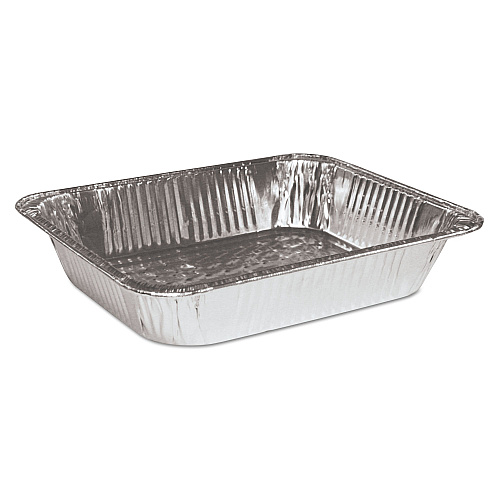 HFA Aluminum Steam Table Pans, Half-Size Deep, 2.56" Deep, 10.38 x 12.75, 100/Carton (32100)