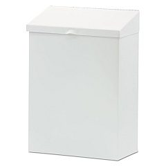 HOSPECO Feminine Hygiene Waste Receptacle, Metal, White (ND1W)