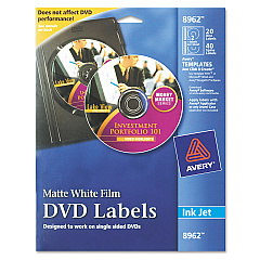 Avery 8962 Inkjet DVD Labels