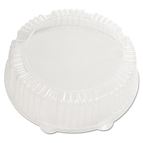 WNA Caterline Dome Lids, 12" Diameter x 275"h, Clear, 25/Carton (A12PETDM)
