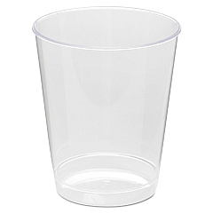 WNA Comet Plastic Tumbler, 8 oz, Clear, Tall, 25/Pack, 20 Packs/Carton (T8T)