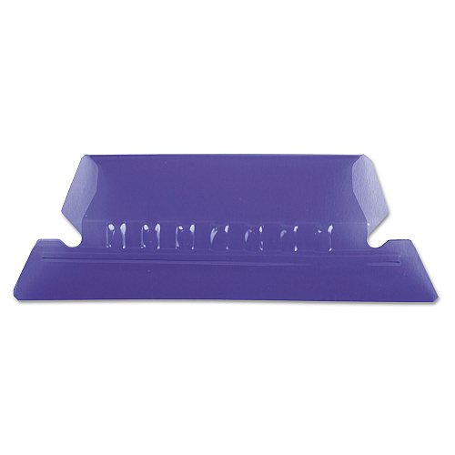 Pendaflex Transparent Colored Tabs For Hanging File Folders, 1/5-Cut Tabs, Violet, 2" Wide, 25/Pack (42VIO)