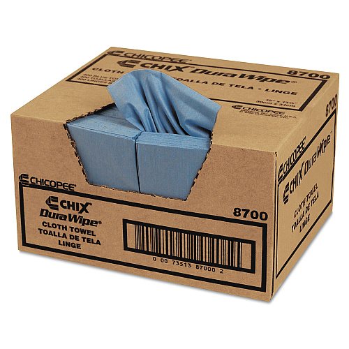 Chicopee VeraClean Critical Cleaning Wipes, Smooth Texture, 1/4 Fold, 12 x 13, Blue, 400/Carton (8700)