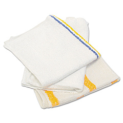 HOSPECO Value Counter Cloth/Bar Mop, 14 x 17, White, 25 Pounds/Bag (53425BP)