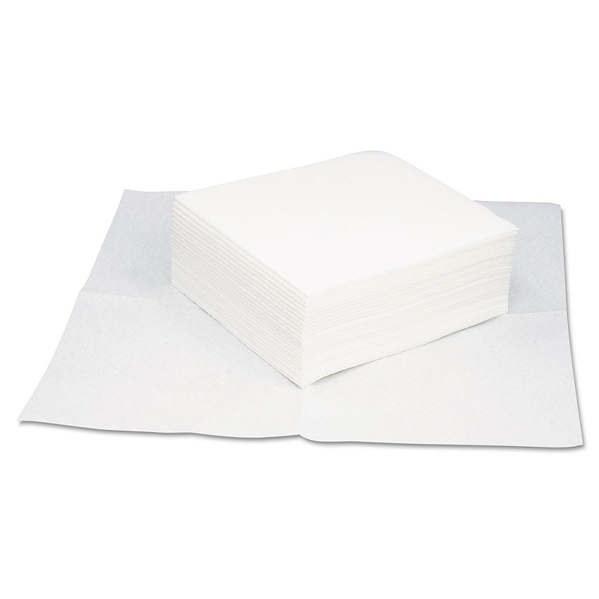 HOSPECO TASKBrand Grease and Oil Wipers, Quarterfold, 12 x 13.25, White, 50/Pack, 16 Packs/Carton (GOA5500)