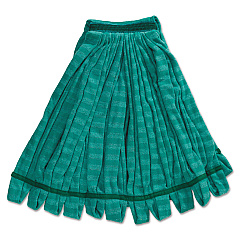 Rubbermaid Commercial Tube Mop, Microfiber, Green, Medium, 5-in Green Headband (T85206GRE)