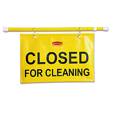 Rubbermaid Commercial Site Safety Hanging Sign, 50 x 1 x 13, Yellow (9S15YEL)