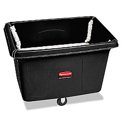 Spring Platform Truck, 104.7 Gal, 500 Lb Capacity, Metal/plastic, Black