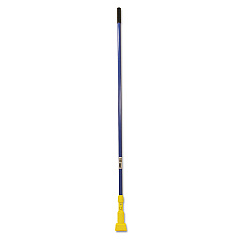 Rubbermaid Commercial Gripper Fiberglass Mop Handle, 1" dia x 60", Blue/Yellow (H246BLU)
