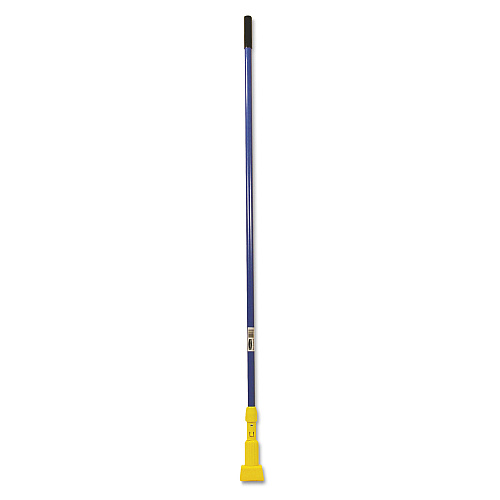 Rubbermaid Commercial Gripper Fiberglass Mop Handle, 1" dia x 60", Blue/Yellow (H246BLU)
