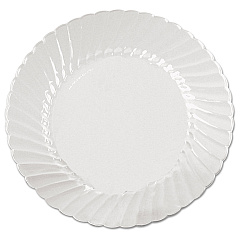 WNA Classicware Plates, Plastic, 9" dia, Clear, 18/Bag, 10 Bags/Carton (CW9180)