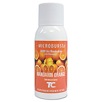 Rubbermaid Commercial Microburst 3000 Refill, Mandarin Orange, 2 oz Aerosol Spray, 12/Carton (402408)