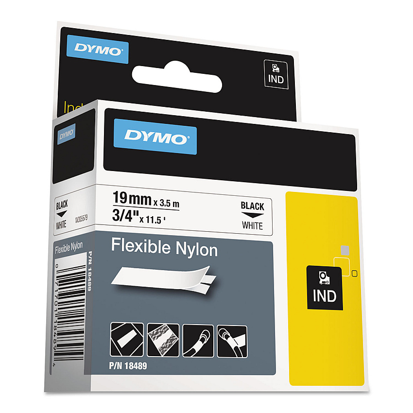 Dymo 18489 Flexible Nylon Labels