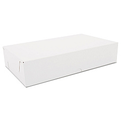 Two-piece Sausage And Meat-patty Boxes, 12 X 7 X 2.5, White, Paper, 100/carton