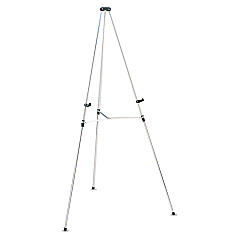 Quartet Lightweight Telescoping Tripod Easel, 38" to 66" High, Aluminum, Silver (50E)