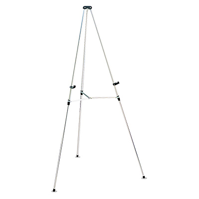 Quartet Lightweight Telescoping Tripod Easel, 38" to 66" High, Aluminum, Silver (50E)