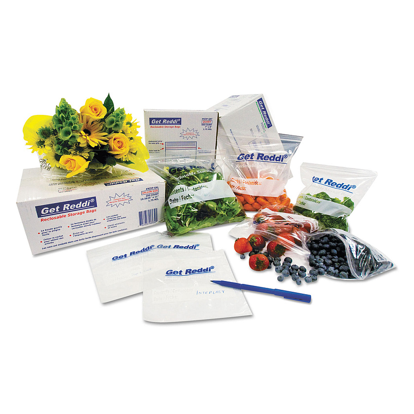 Inteplast Group Food Bags, 24 qt, 1 mil, 12" x 30", Clear, 500/Carton (PB120830)