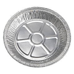 HFA Aluminum Pie Pan, 24 oz, 9" Diameter x 1.06"h, 200/Carton (30430)