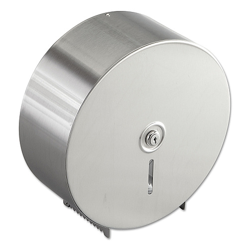 Bobrick Jumbo Toilet Tissue Dispenser, Stainless Steel, 10 21/32 x 4 1/2 x 10 5/8 (2890)