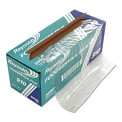 Reynolds Wrap PVC Film Roll with Cutter Box, 12" x 2,000 ft, Clear (910)